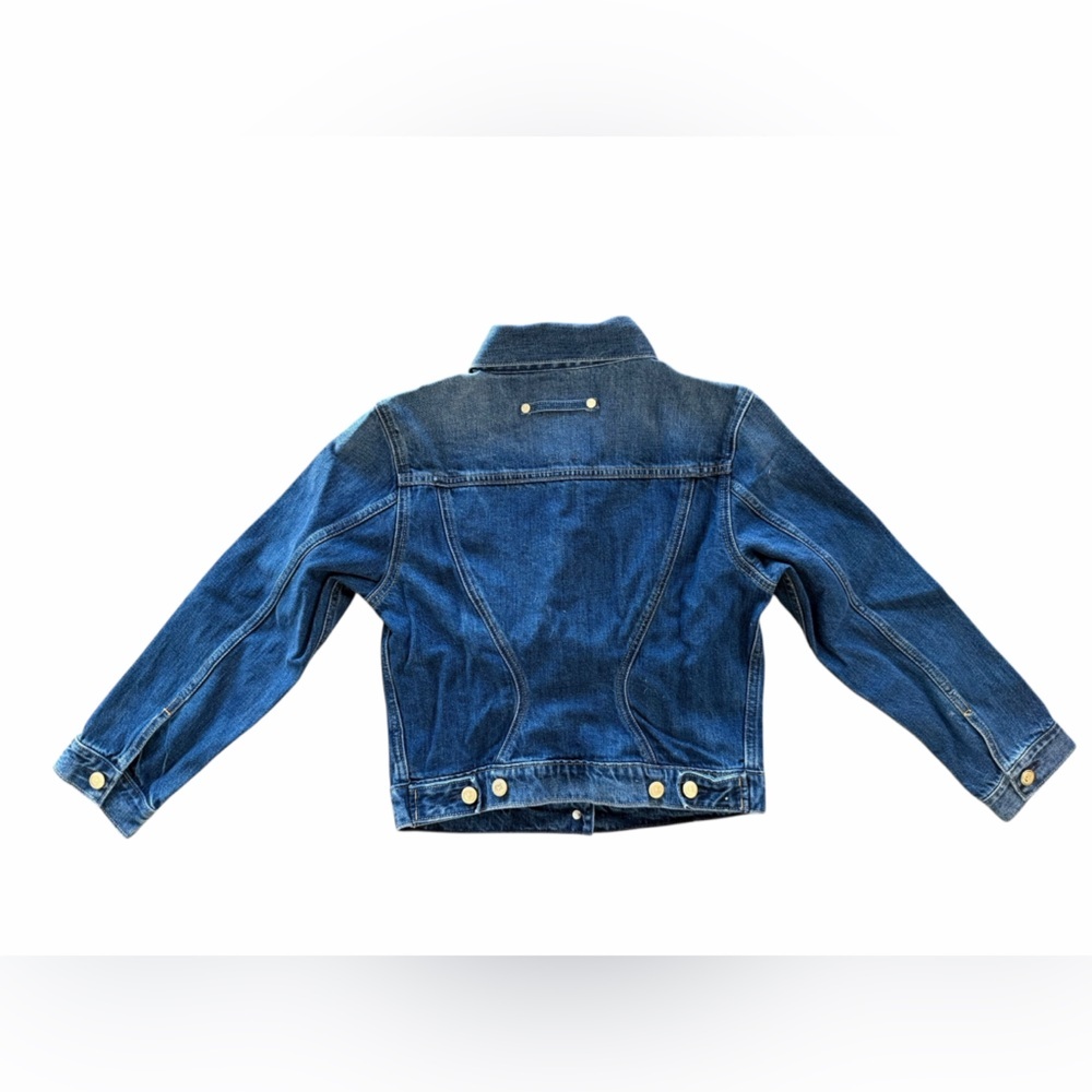 NWT Cult Gaia x Gap Asymmetrical Denim Women's Jeans Jacket Small - Picture 6 of 10